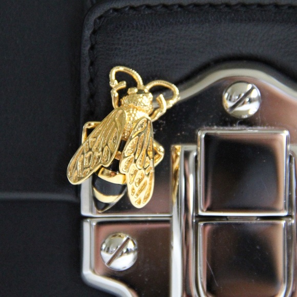 •NWOT• Dolce & Gabbana Small Bee Leather Satchel - Picture 7 of 8